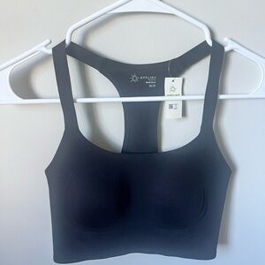 NWT AERIE Black Sports Bra